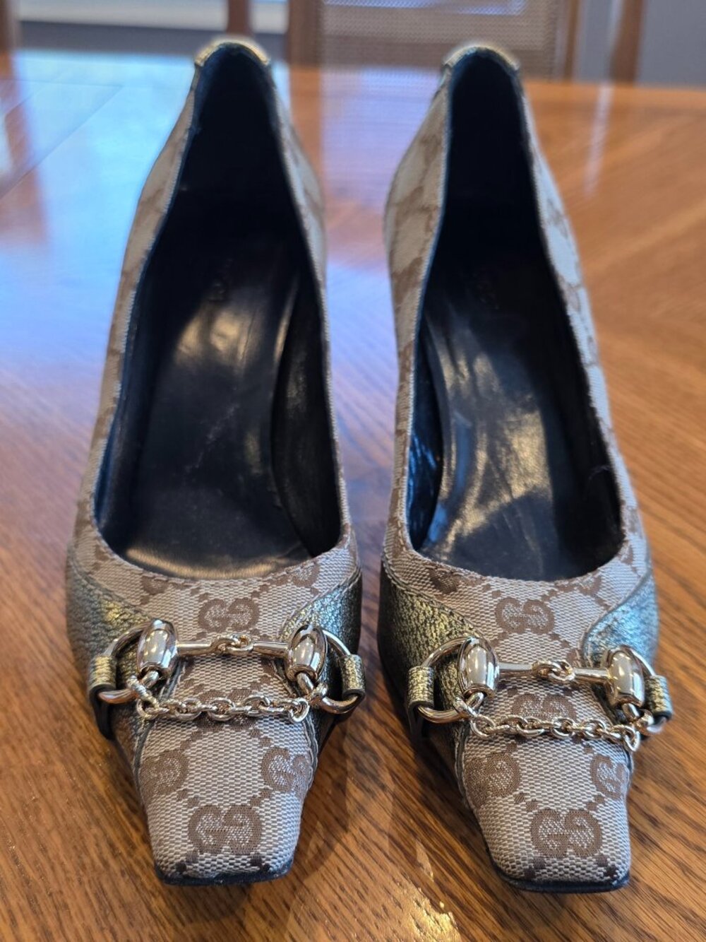 Woman's patterned heels